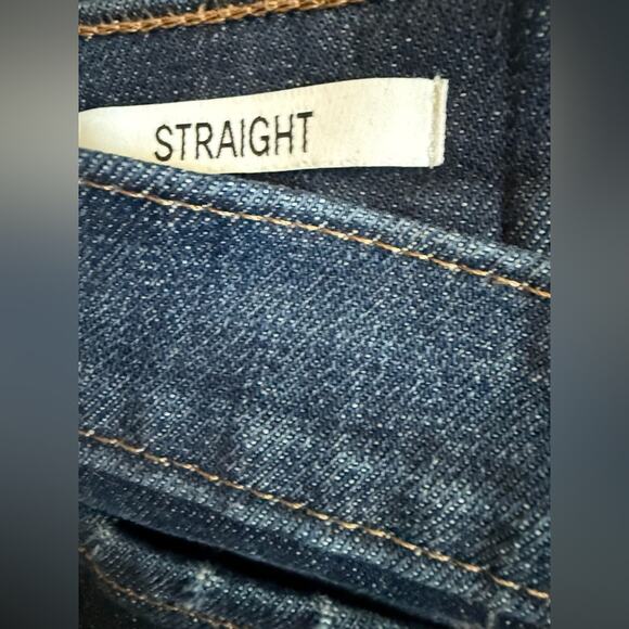 Calvin Klein medium wash, light distress, jorts, jean shorts, jams- 32 - Picture 5 of 5